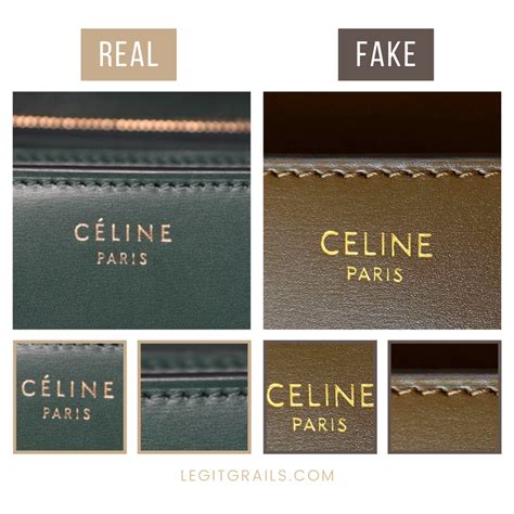 how to spot fake celine box bag|signs of a celine bag.